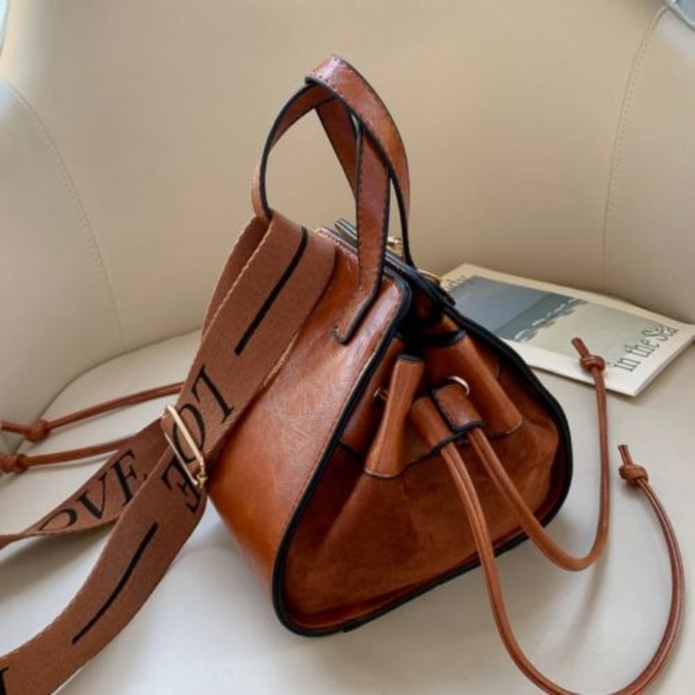The Love Brown Leather Women's Bag